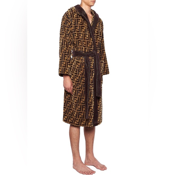 Fendi FF Jacquard Bathrobe - Picture 2 of 10